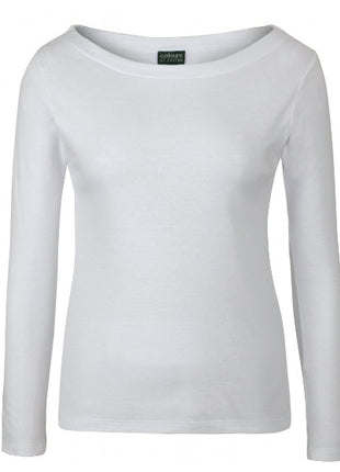 Ladies Long Sleeve Boat Neck Tee (JB-1BTL)
