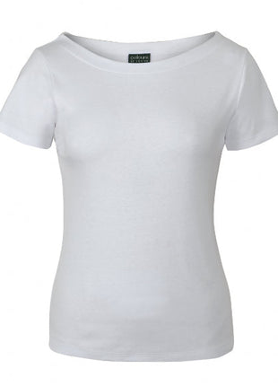 Ladies Short Sleeve Boat Neck Tee (JB-1BTS)