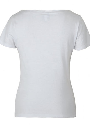 Ladies Short Sleeve Boat Neck Tee (JB-1BTS)