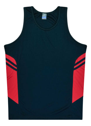 Tasman Mens Singlets - W1111 (AP-1111-BL)