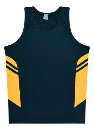 Tasman Mens Singlets - W1111 (AP-1111-BL)