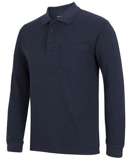 210 Long Sleeve Pocket Polo (JB-210PL)