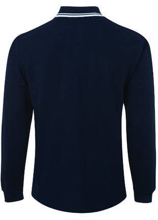 Long Sleeve Contrast Polo (JB-210XC)