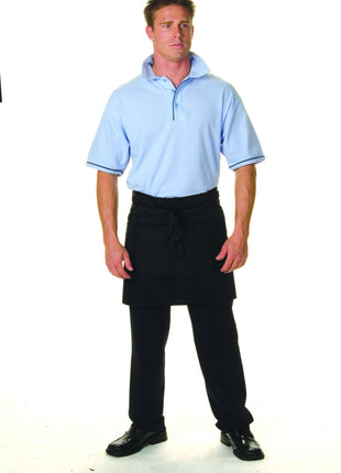 Poly/Cotton Short Apron with Pocket (DN-2111)