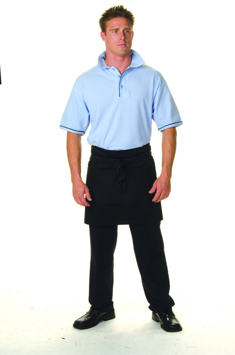 Poly/Cotton Short Apron with Pocket (DN-2111)