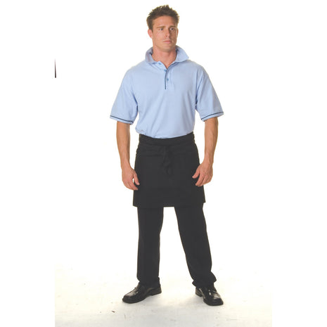 Poly/Cotton Short Apron with Pocket (DN-2111)