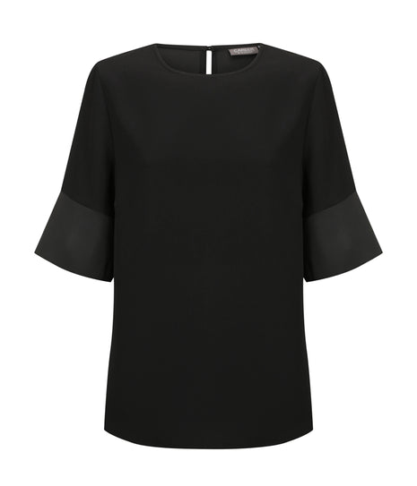 Celine Womens Contrast Cuff Top (GW-2113WS)