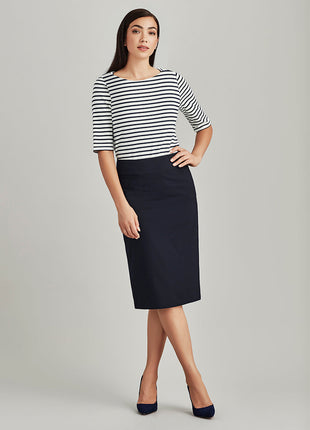 Comfort Wool Stretch Womens Relaxed Fit Skirt (BZ-24011)