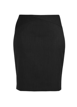 Comfort Wool Stretch Womens Chevron Band Skirt (BZ-24014)