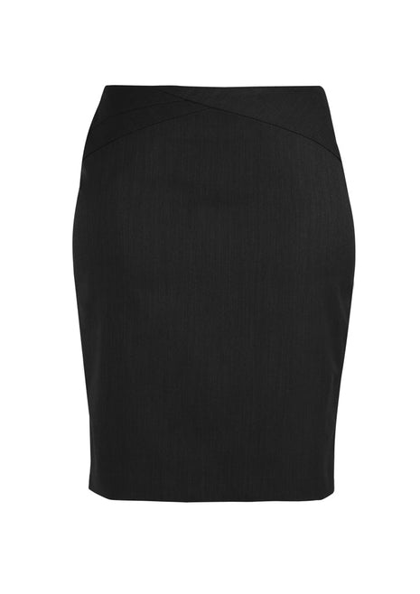 Comfort Wool Stretch Womens Chevron Band Skirt (BZ-24014)