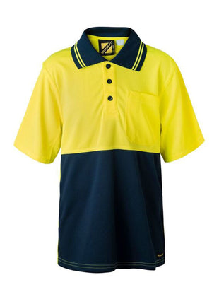 Hi Vis Kids Short Sleeve Micromesh Polo Shirt with Pocket (NC-WSPK20)