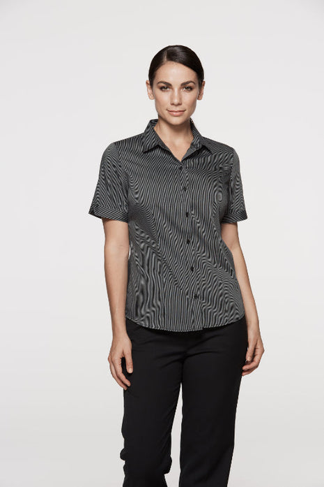 Henley Lady Shirt Short Sleeve (AP-2900S)