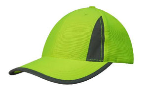 Luminescent Safety Cap with Reflective Inserts and Trim (HW-3029)