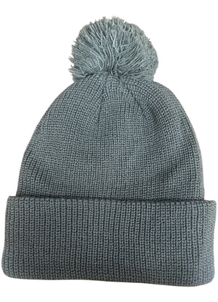 6 SEAM KNITTED BEANIE W/- POM POM (HW-3061)