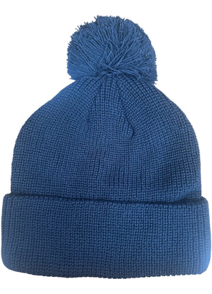 6 SEAM KNITTED BEANIE W/- POM POM (HW-3061)