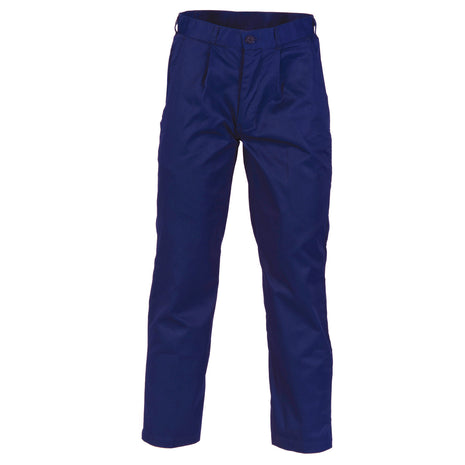 Polyester Cotton Pleat Front Work Pants (DN-3315)