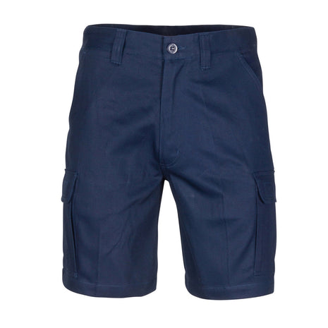 Middle Weight Cotton Double Slant Cargo Shorts with Shorter Leg Length (DN-3358)