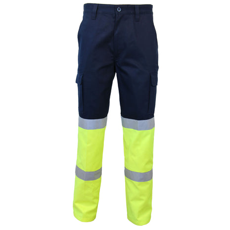 Two Tone Bio-Montion Cargo Pants with CSR Reflective Tape (DN-3363)