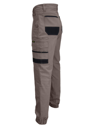 SlimFlex Tradie Cargo Pants Elastic Cuffs (DN-3376)