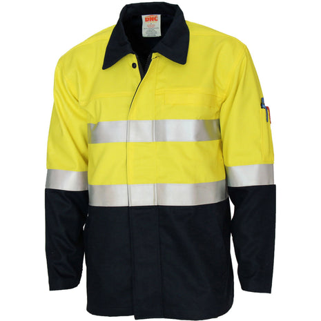 Patron Saint® Flame Retardant Two Tone Drill ARC Rated Welder's Jacket with LOXY F/R Tape (DN-3458)