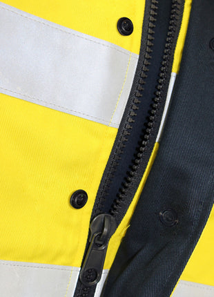 Patron Saint® Flame Retardant Two Tone Drill ARC Rated Welder's Jacket with LOXY F/R Tape (DN-3458)