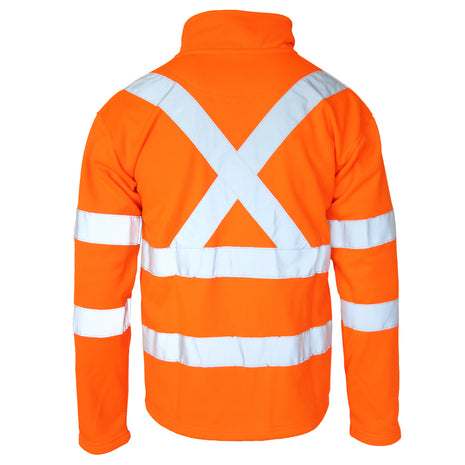 Hi-Vis CSR Reflective Tape X Back Softshell Jacket (DN-3526)