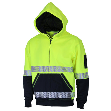 Hi-Vis Segmented Tape Full Zip Hoodie (DN-3530)