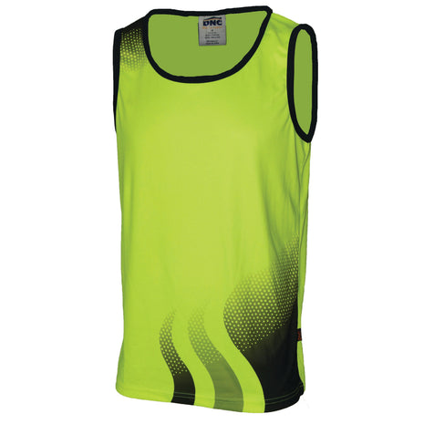 Hi-Vis Sublimated Wave Singlet (DN-3561)