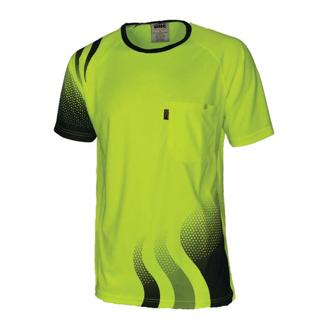 Hi-Vis Sublimated Wave Tee (DN-3562)