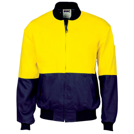 Hi-Vis Two Tone Cotton Bomber Jacket (DN-3757)
