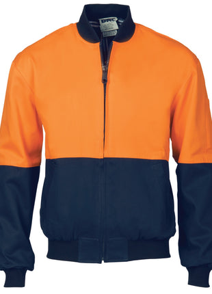 Hi-Vis Two Tone Cotton Bomber Jacket (DN-3757)