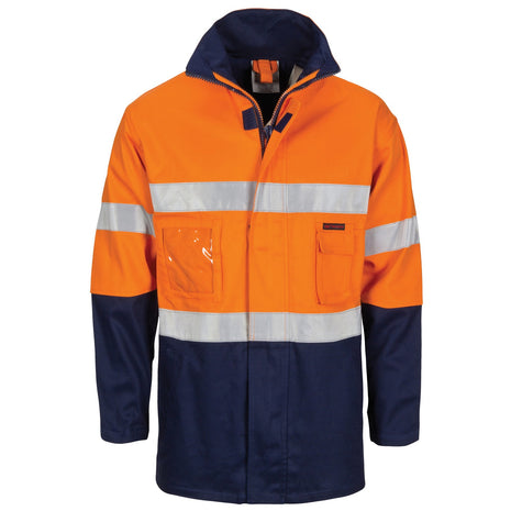 Hi-Vis Cotton Drill 2 in 1 Jacket with CSR Reflective Tape (DN-3767)