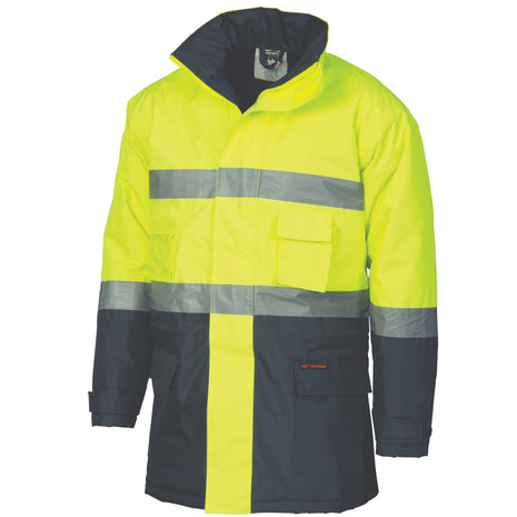 Hi-Vis Day/Night Two Tone Parka with CSR Reflective Tape (DN-3768)