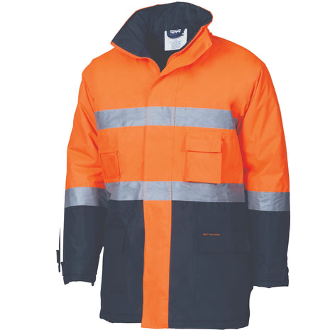 Hi-Vis Day/Night Two Tone Parka with CSR Reflective Tape (DN-3768)