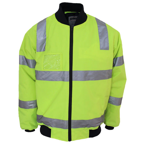 Hi-Vis Hoop Pattern Flying Jacket Bio-Motion CSR Reflective Tape (DN-3769)