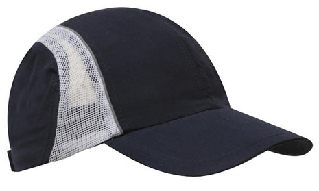 Micro Fibre & Mesh Sports Cap with Reflective Trim (HW-3814)