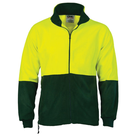 Hi-Vis Two Tone Full Zip Polar Fleece (DN-3827)
