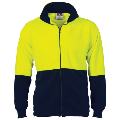 Hi-Vis Two Tone Full Zip Polar Fleece (DN-3827)