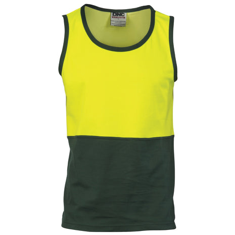 Cotton Back Two Tone Singlet (DN-3841)