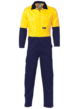 Hi-Vis Cool-Breeze Two Tone Lightweight Cotton Coverall (DN-3852)