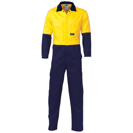 Hi-Vis Cool-Breeze Two Tone Lightweight Cotton Coverall (DN-3852)