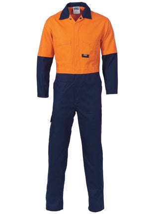 Hi-Vis Cool-Breeze Two Tone Lightweight Cotton Coverall (DN-3852)