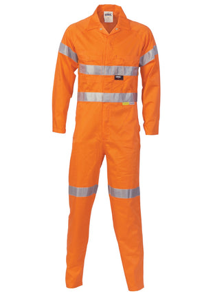 Hi-Vis Cotton Coverall with CSR Reflective Tape (DN-3854)