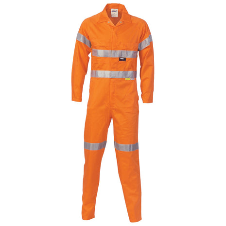 Hi-Vis Cotton Coverall with CSR Reflective Tape (DN-3854)