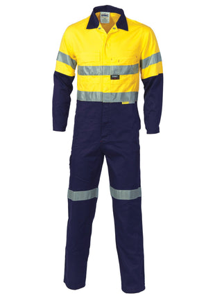 Hi-Vis Two Tone Cotton Coverall with CSR Reflective Tape (DN-3855)