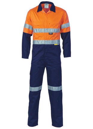 Hi-Vis Two Tone Cotton Coverall with CSR Reflective Tape (DN-3855)