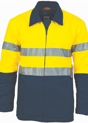 Hi-Vis Two Tone Protector Drill Jacket with CSR Reflective Tape (DN-3858)