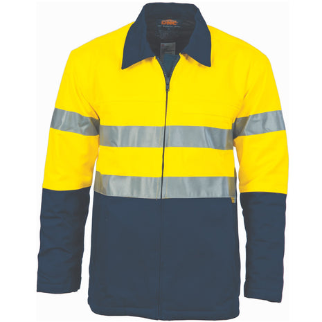 Hi-Vis Two Tone Protector Drill Jacket with CSR Reflective Tape (DN-3858)