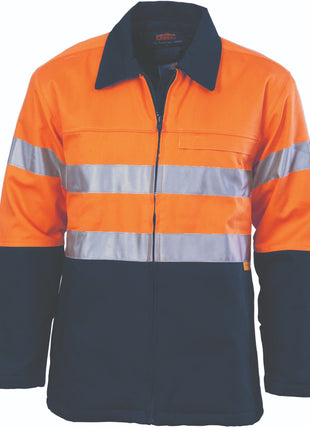 Hi-Vis Two Tone Protector Drill Jacket with CSR Reflective Tape (DN-3858)