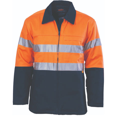 Hi-Vis Two Tone Protector Drill Jacket with CSR Reflective Tape (DN-3858)
